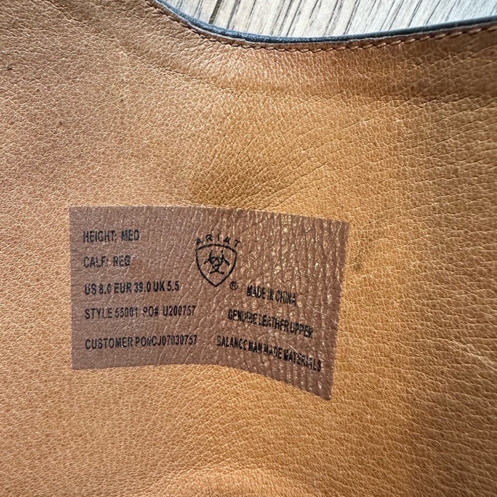 Like new ariat heritage tall boots - Picture 4 of 5